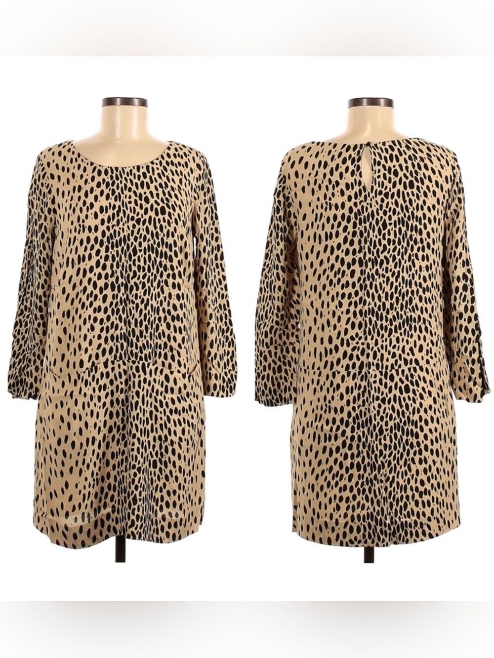 J. Crew Savannah Cheetah Jules Shift Dress 6 - Picture 5 of 5